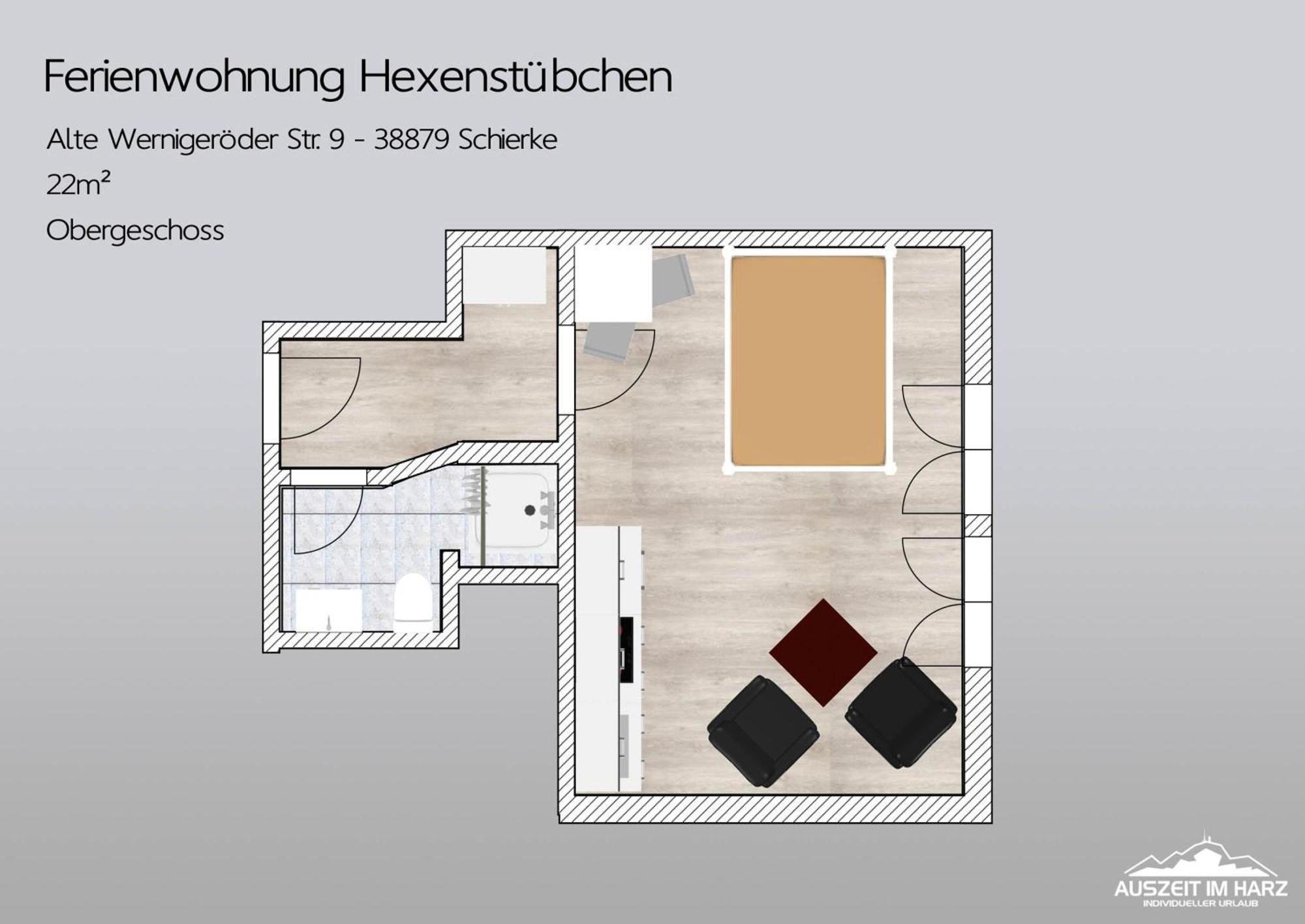 Auszeit-Im-Harz Haus 1 Wohnung Hexenstuebchen 施尔奇 外观 照片