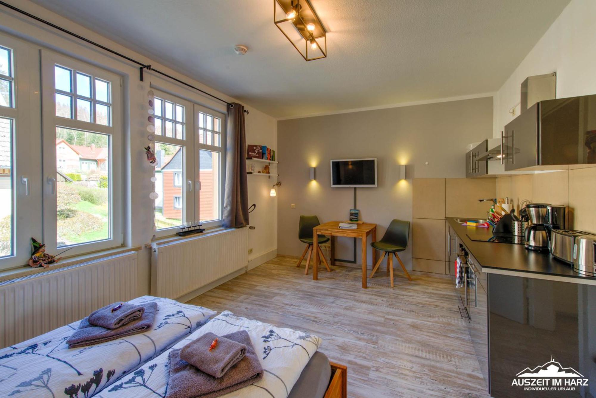 Auszeit-Im-Harz Haus 1 Wohnung Hexenstuebchen 施尔奇 外观 照片